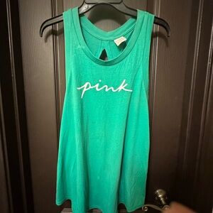 PINK by VS Racerback Tank Top With Back slit  cut out activewear workout gym